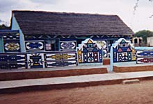 Ndebele House Painting